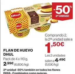Supercor DHUL Flan de huevo oferta