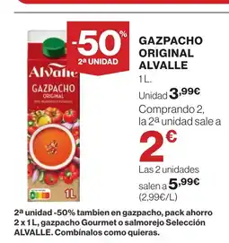 Supercor ALVALLE Gazpacho original oferta