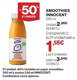 Supercor INNOCENT Smoothies oferta