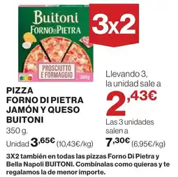 Supercor BUITONI Pizza forno di pietra jamón y queso oferta
