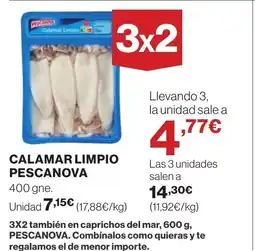 Supercor PESCANOVA Calamar limpio oferta