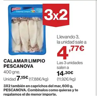 Supercor PESCANOVA Calamar limpio oferta