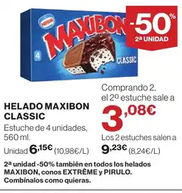 Supercor Helado maxibon classic oferta