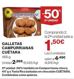 Supercor CUÉTARA Galletas campurrianas oferta