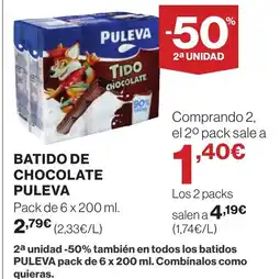 Supercor PULEVA Batido de chocolate oferta