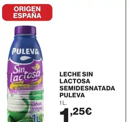 Supercor PULEVA Leche sin lactosa semidesnatada oferta