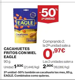 Supercor EAGLE Cacahuetes fritos con miel oferta