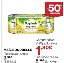 Supercor BONDUELLE Maíz oferta