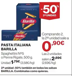 Supercor BARILLA Pasta italiana oferta