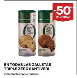 Supercor SANTIVERI En todas las galletas triple zero oferta