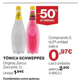 Supercor SCHWEPPES Tónica oferta