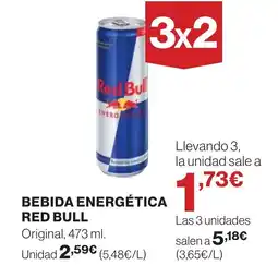 Supercor RED BULL Bebida energética oferta