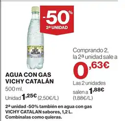 Supercor VICHY CATALÁN Agua con gas oferta