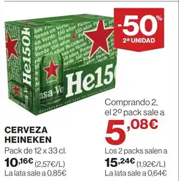 Supercor HEINEKEN Cerveza oferta