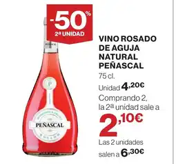 Supercor Vino rosado de aguja natural peñascal oferta