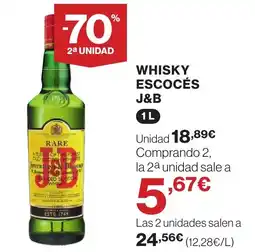 Supercor J&B Whisky escocés oferta