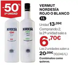Supercor Vermut nordesía rojo o blanco oferta