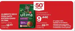 Supercor ULTIMA Alimento seco para gato esterilizado oferta