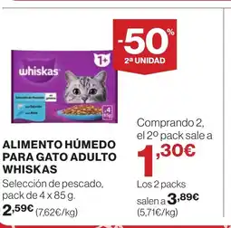 Supercor WHISKAS Alimento húmedo para gato adulto oferta