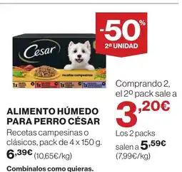 Supercor CÉSAR Alimento húmedo para perro oferta
