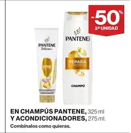 Supercor PANTENE En champús oferta