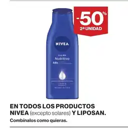 Supercor NIVEA En todos los productos oferta