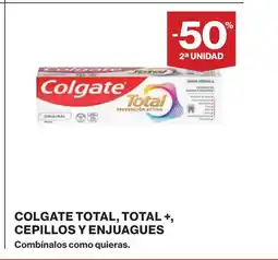 Supercor COLGATE Total, total +, cepillos y enjuagues oferta