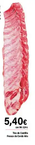 Cash Ifa Tira de Costilla Fresca de Cerdo oferta