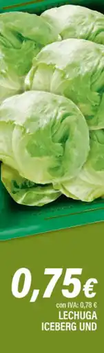 Cash Ifa Lechuga iceberg und oferta