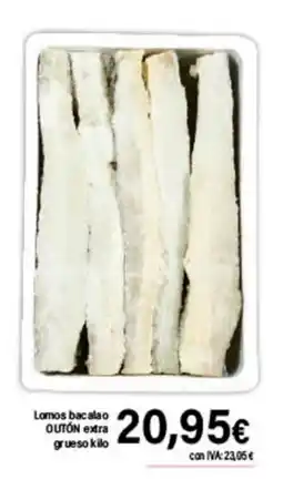 Cash Ifa OUTON Lomos bacalao extra grueso oferta