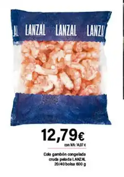 Cash Ifa LANZAL Cola gambón congelada cruda pelada oferta