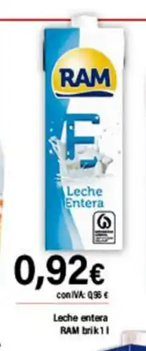 Cash Ifa RAM Leche entera oferta