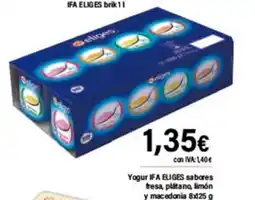 Cash Ifa IFA ELIGES Yogur sabores fresa, plátano, limón y macedonia oferta