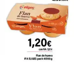 Cash Ifa IFA ELIGES Flan de huevo oferta