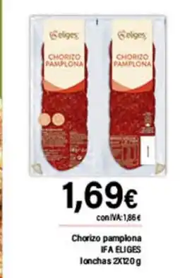 Cash Ifa IFA EIGES Chorizo pamplona oferta