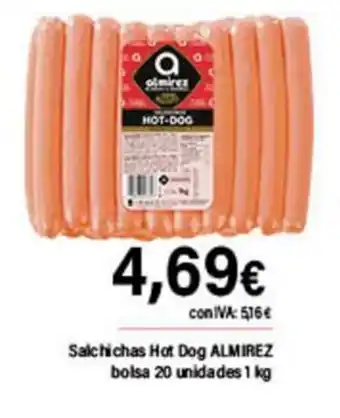 Cash Ifa ALMIREZ Salchichas Hot Dog oferta