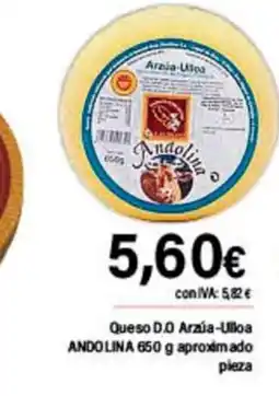 Cash Ifa ANDOLINA Queso D.O Arzúa-Ulloa oferta