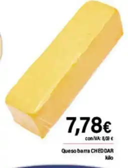 Cash Ifa CHEDDAR Queso barra oferta