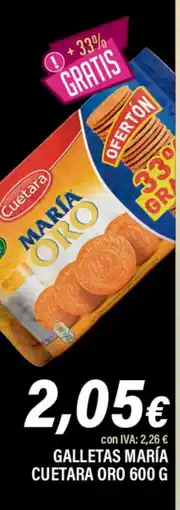 Cash Ifa Galletas maría cuetara oro oferta