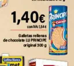 Cash Ifa LU PRINCIPE Galletas rellenas de chocolate oferta