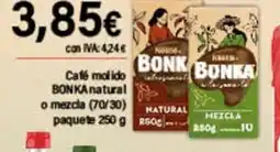 Cash Ifa BONKA Café molido natural o mezcla oferta