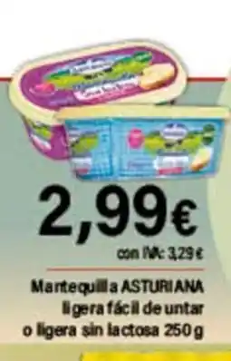 Cash Ifa ASTURIANA Mantequilla ligera fácil de untar oferta