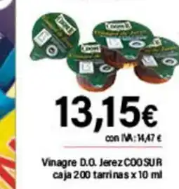 Cash Ifa COOSUR Vinagre D.O. Jerez oferta
