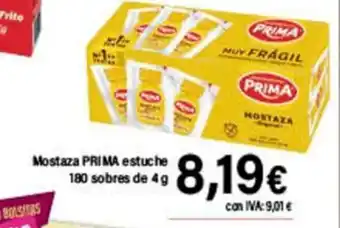 Cash Ifa PRIMA Mostaza estuche oferta