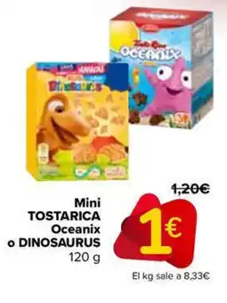 Carrefour Market Mini tostarica oceanix o dinosaurus oferta