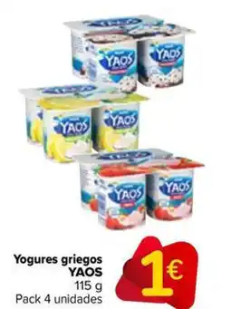Carrefour Market YAOS Yogures griegos oferta