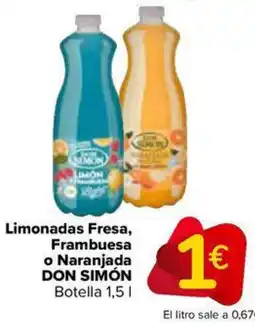 Carrefour Market DON SIMÓN Limonadas Fresa, Frambuesa o Naranjada oferta