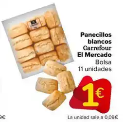 Carrefour Market Panecillos blancos Carrefour El Mercado oferta