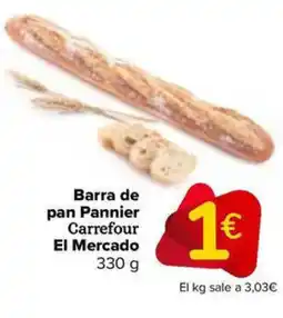 Carrefour Market Barra de pan Pannier Carrefour El Mercado oferta