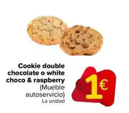 Carrefour Market Cookie double chocolate o white choco & raspberry oferta